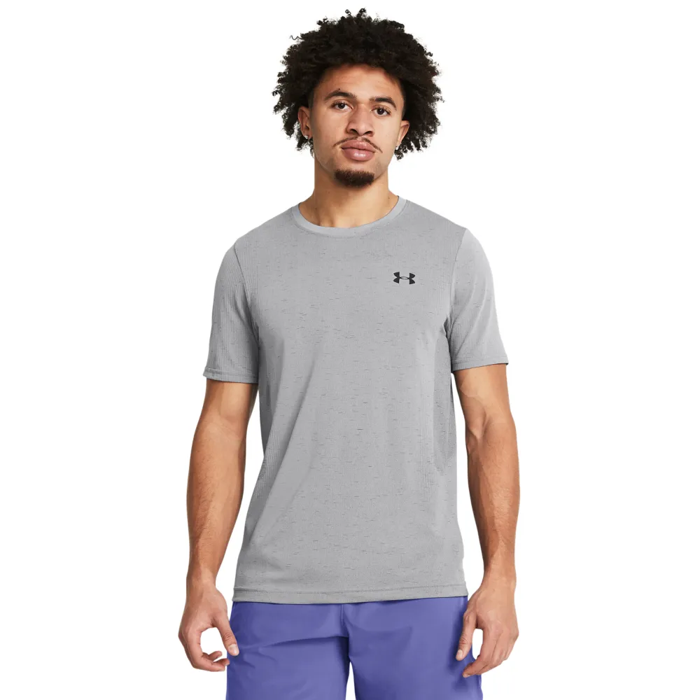 【UNDER ARMOUR】UA 男 Vanish Seamless 短袖T-Shirt_1382801-011(灰色)