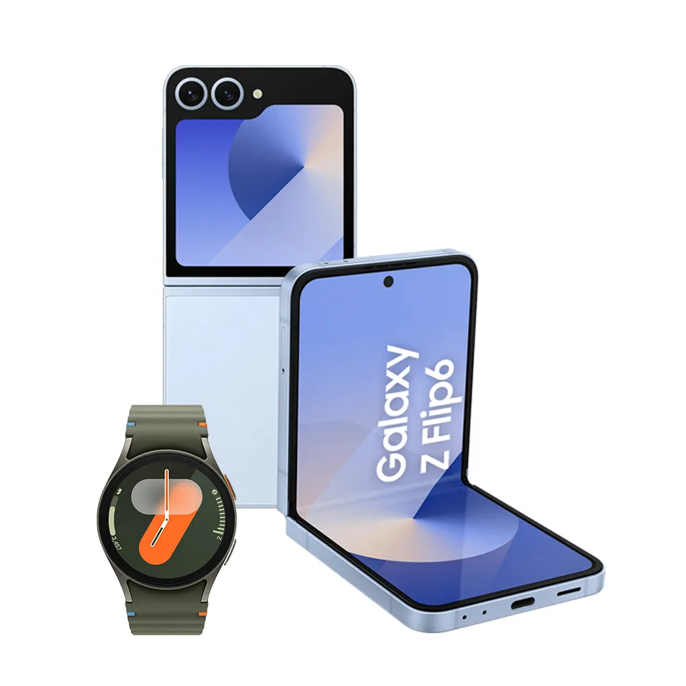 【Samsung 三星】Galaxy Z Flip6 5G 6.7吋(12G/256G/高通驍龍8 Gen3/5000萬鏡頭畫素/AI手機)(Watch7 40mm組