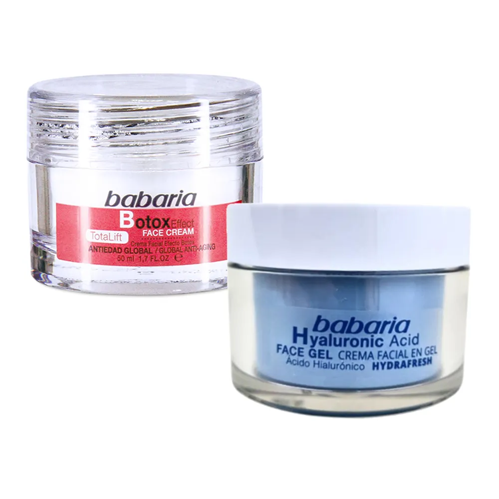 【Babaria】買1送1撫紋提拉奇肌霜/玻尿酸深層保濕面霜50ml(公司貨)