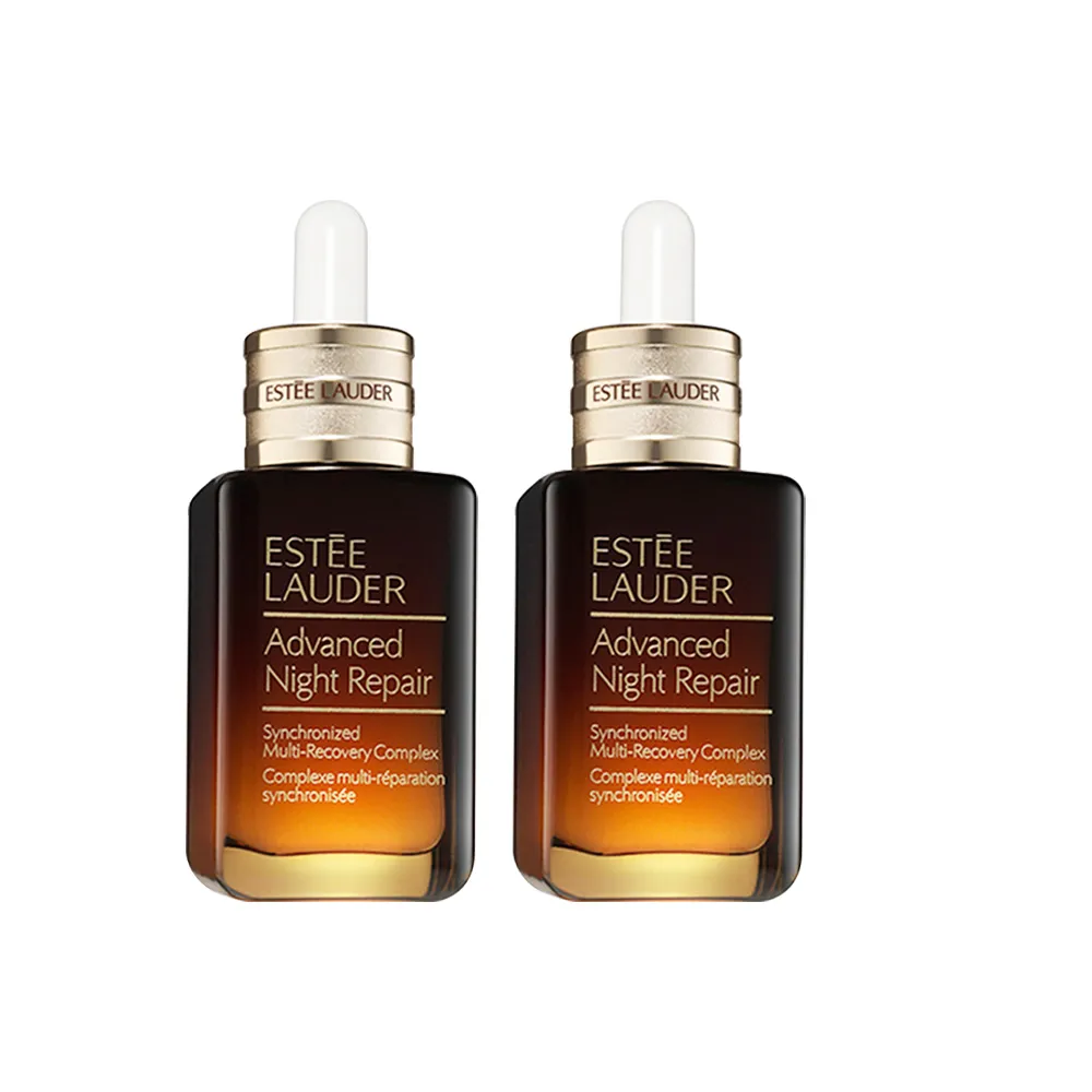【Estee Lauder 雅詩蘭黛】大容量小棕雙入組(特潤超導全方位修護露75mlx2)