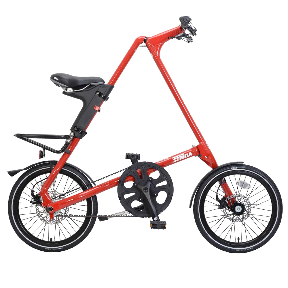 【STRiDA】速立達 18吋SX 單速碟剎折疊腳踏車/三角形腳踏車(吸睛的三角型車架)