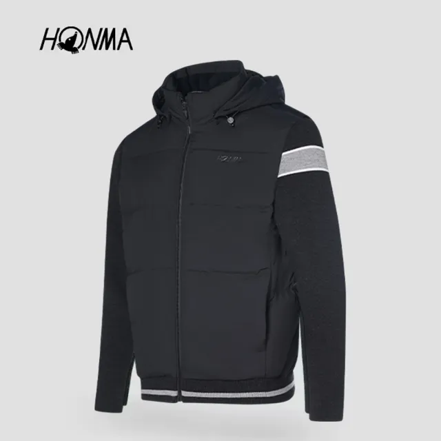 【HONMA 本間高爾夫】男仕羽絨95%鵝絨保暖外套 25FW 日本高爾夫品牌(L-XXL黑色HMLD121R112)