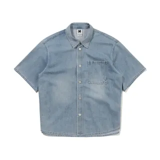 【KODAK Apparel】男女同款 短袖襯衫 RGB 牛仔襯衫 / KB606001BLK KB606001SBL