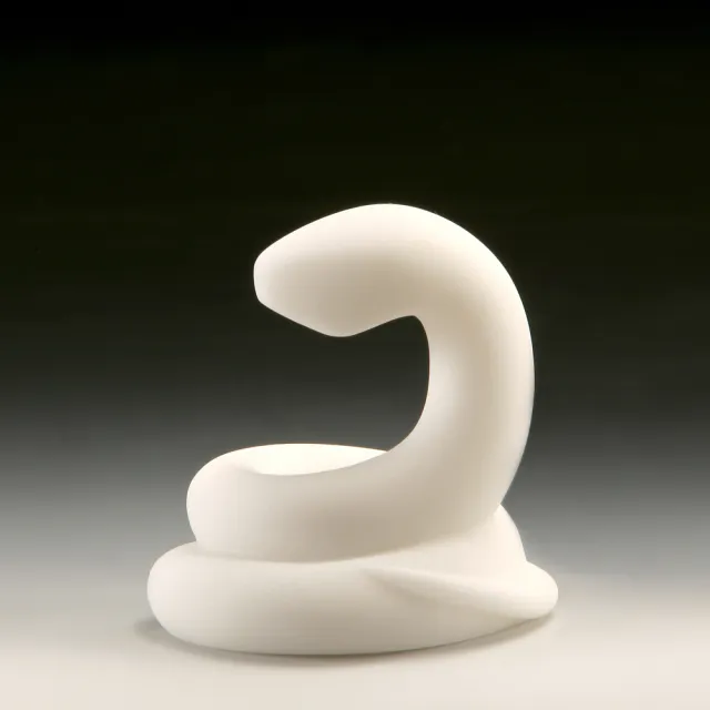 【Gallery Chuan 筌美術】氣昂展望  Majestic prospect(石雕  送禮 藝品 藝術禮品 蛇 12生肖)