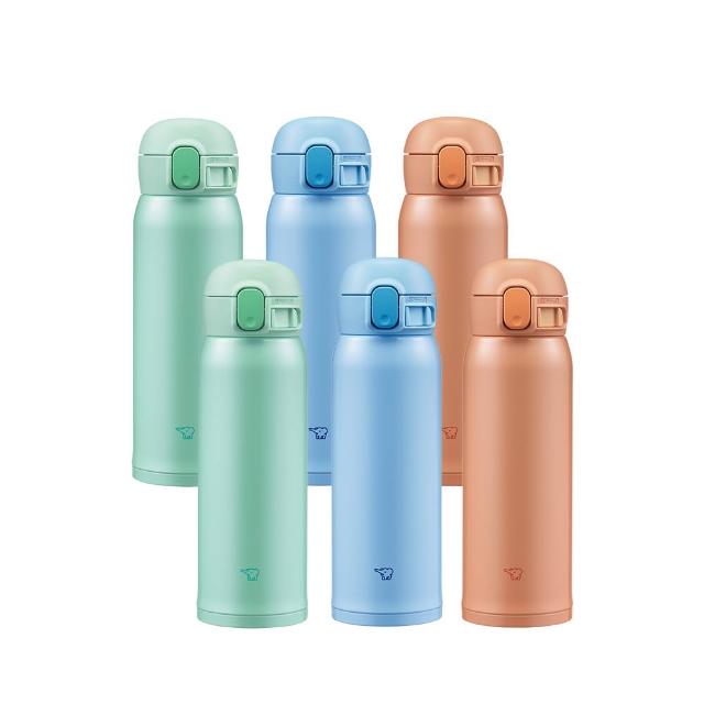 【ZOJIRUSHI 象印】買1送1 不鏽鋼保溫杯一體式中栓 彈開式保溫杯- 480ml+480ml(SM-WR48E+SM-WR48E)