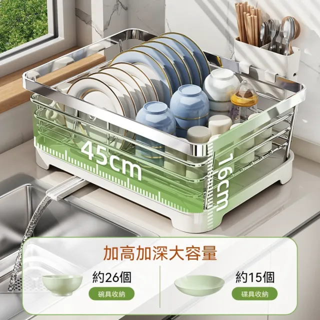 不鏽鋼餐具瀝水架 碗盤瀝水架 筷子瀝水架 瀝水杯架 廚房置物架 廚房瀝水架 碗盤瀝水架