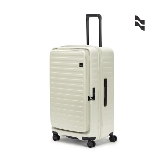 【LOJEL】618獨家 CUBO FIT 29.5吋 前開式擴充拉鍊拉桿箱(行李箱 旅行箱 胖胖箱)