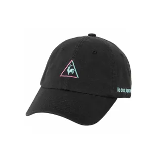 【LE COQ SPORTIF 公雞】棒球帽 鴨舌帽 帽子 黑色 LJX03301