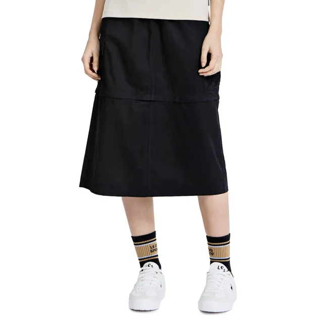 【LE COQ SPORTIF 公雞】可拆式平織休閒長/短裙 女款 2色 LWX82252