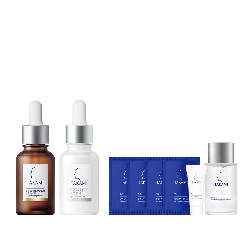 【TAKAMI】618年中慶 官方直營 5CE極淨透光精華 30ml+小白瓶 30ml