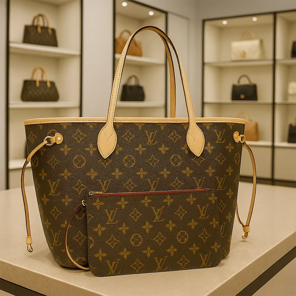 【Louis Vuitton 路易威登】Neverfull MM 中型托特包(多色任選)