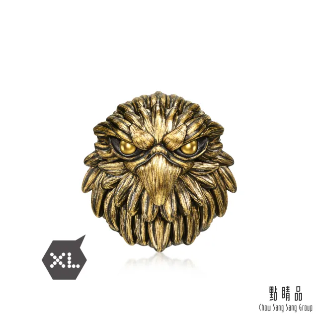 【點睛品】傲骨飛鷹 XL 黃金串珠