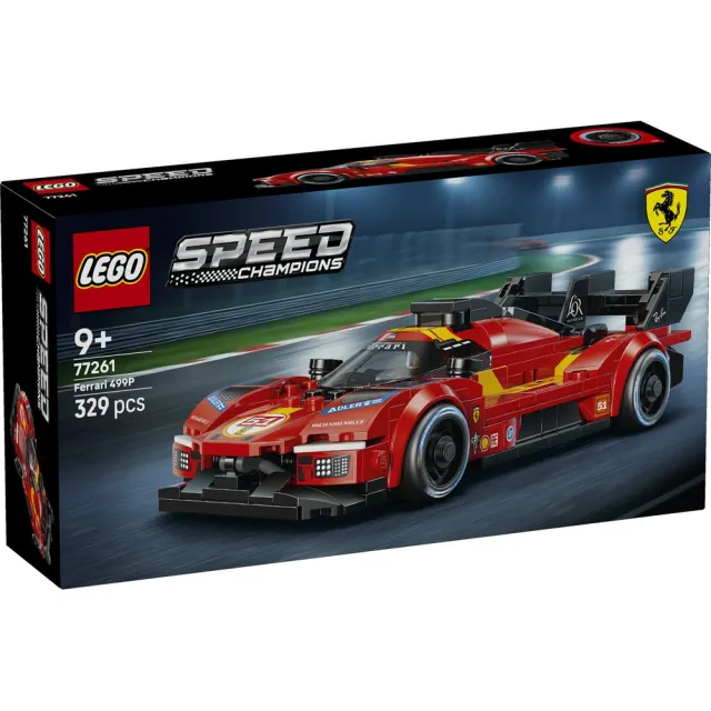 【LEGO 樂高】極速賽車系列 77261 Ferrari 499P(法拉利 賽車模型 禮物 玩具)