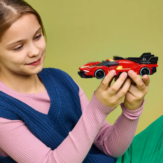 【LEGO 樂高】極速賽車系列 77261 Ferrari 499P(法拉利 賽車模型 禮物 玩具)