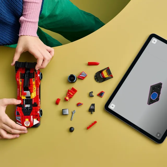 【LEGO 樂高】極速賽車系列 77261 Ferrari 499P(法拉利 賽車模型 禮物 玩具)