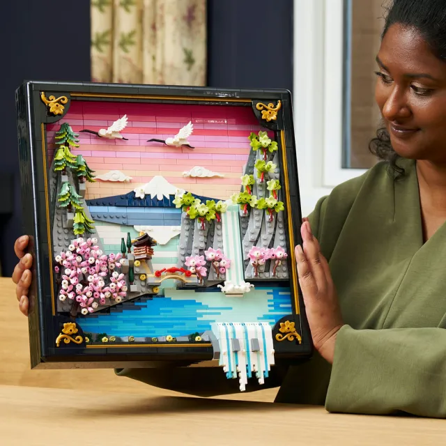 【LEGO 樂高】Art 31218 日本櫻花美景(日本壁飾 居家擺設 積木 玩具)