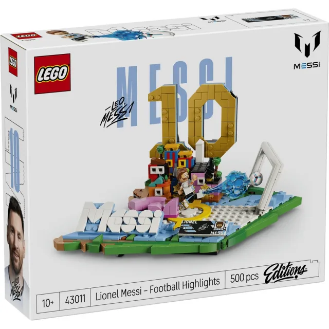 【LEGO 樂高】Editions 43011 Lionel Messi－足壇焦點(梅西 世足 2026世界盃 禮物 玩具)