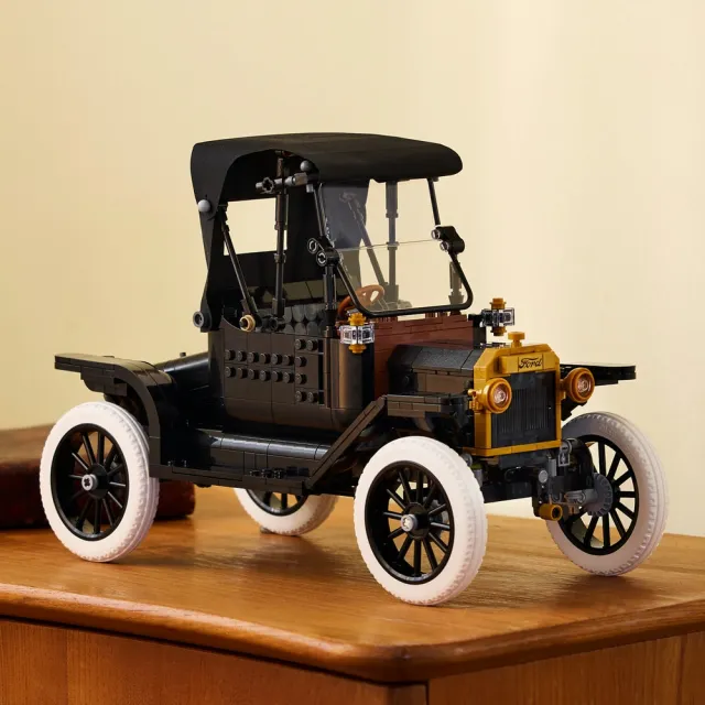 【LEGO 樂高】Icons 11376 Ford Model T(賽車 福特汽車 居家擺設 積木 禮物)