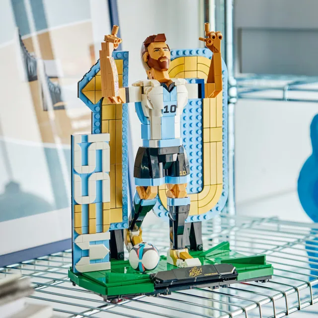【LEGO 樂高】Editions 43015 Lionel Messi－足壇傳奇(梅西 世足 2026世界盃 禮物 玩具)