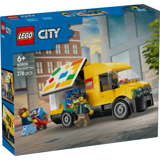 【LEGO 樂高】城市系列 60500 樂高貨車(玩具車 創意力遊戲 積木 兒童玩具)