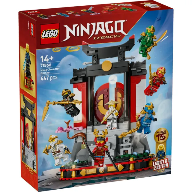 【LEGO 樂高】旋風忍者系列 71866 忍者角色擺飾 15 週年紀念版(創意玩具 忍者遊戲 積木 玩具)