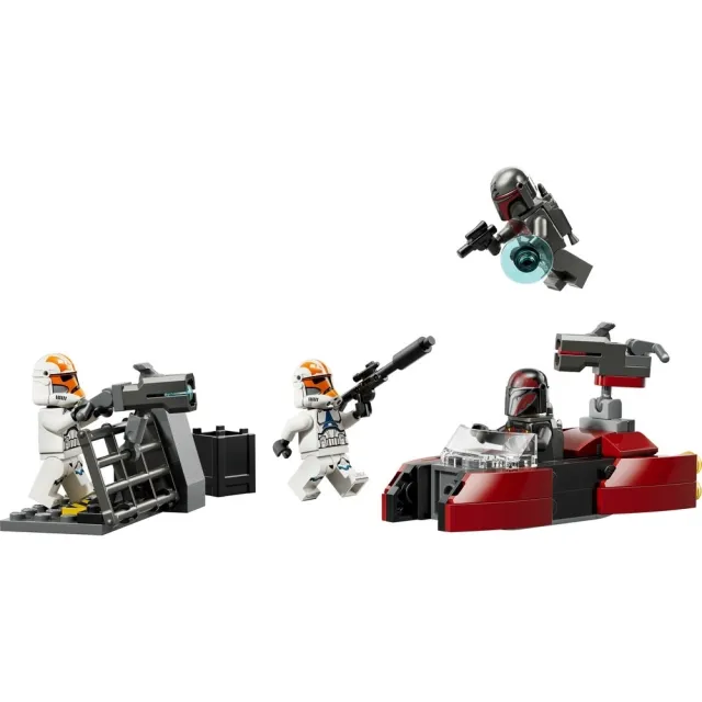 【LEGO 樂高】星際大戰系列 75449 曼達洛圍攻戰戰鬥組(創意玩具 星戰 積木 兒童玩具)