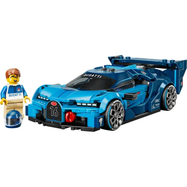 【LEGO 樂高】極速賽車系列 77253 Bugatti Vision GT 極致跑車(布加迪跑車 賽車模型 積木 玩具)