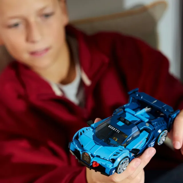 【LEGO 樂高】極速賽車系列 77253 Bugatti Vision GT 極致跑車(布加迪跑車 賽車模型 積木 玩具)