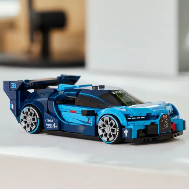 【LEGO 樂高】極速賽車系列 77253 Bugatti Vision GT 極致跑車(布加迪跑車 賽車模型 積木 玩具)