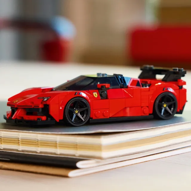 【LEGO 樂高】極速賽車系列 77254 Ferrari SF90 XX Stradale 跑車(法拉利跑車 賽車模型 積木 玩具)