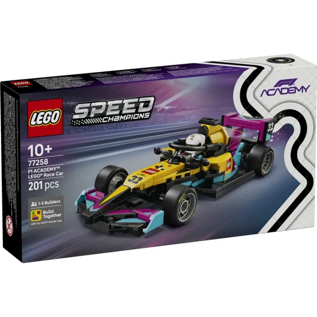 【LEGO 樂高】極速賽車系列 77258 F1 ACADEMY LEGO 賽車(Formula 1 模型車 玩具 積木)