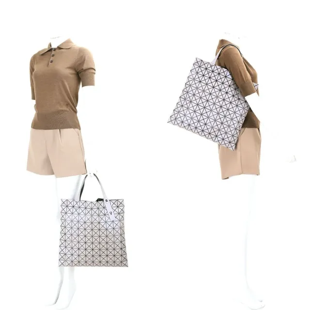 【ISSEY MIYAKE 三宅一生】PRISM BAOBAO 10x10 亮面 珠光幾何手提托特包(多款可選)