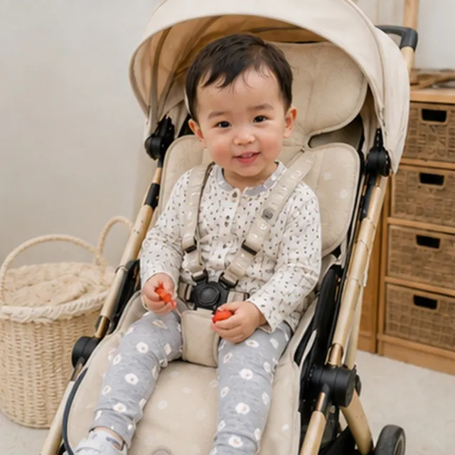 Poled】2026巔峰進化AIRLUV5 Macaron 智能風扇涼感墊(嬰幼兒推車墊汽車