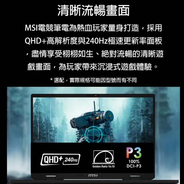 升級32G★【MSI 微星】18吋Ultra9-275HX  RTX5060電競筆電(Crosshair 18 HX/16G/1T SSD/W11/A2XWFKG-058TW)