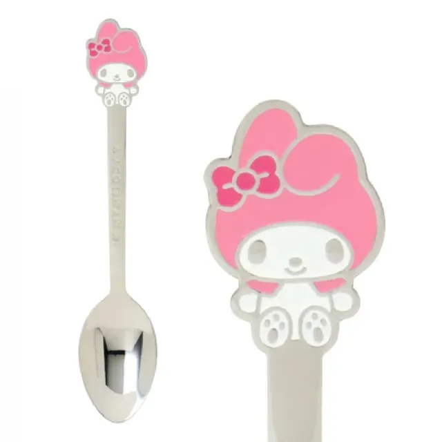 【小禮堂】Sanrio 三麗鷗 不鏽鋼造型湯匙 角色款 Kitty 美樂蒂 布丁狗 酷洛米