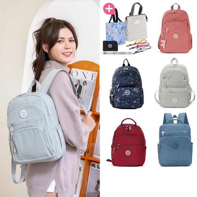 【iBrand】雙11 超人氣大容量防潑水後背包+下單送超值小物(防水包 限量 買一送一 任選)