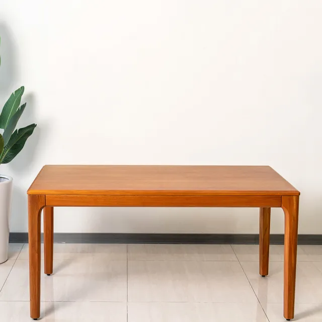 【Mahogany 瑪荷尼家具】免組裝   180X90X75   誠品6尺餐桌MYR-C     全原木桃花心木  餐桌   M1-DT20-6M