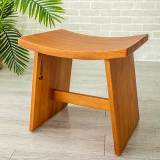 【Mahogany 瑪荷尼家具】免組裝  45X35X42 晨光丹麥化妝椅MYR-C  全原木桃花心木  化妝椅 M1-BR34(G3)