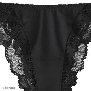 【aimerfeel】2WAY蕾絲半包臀內褲-酒紅色-1602622-BO