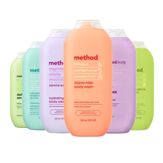 【method 美則】感官沐浴乳系列532ml(綺綠賦活 莓果芭比 島嶼晨霧 靜心抹茶 純靜花語 椰香花漾)