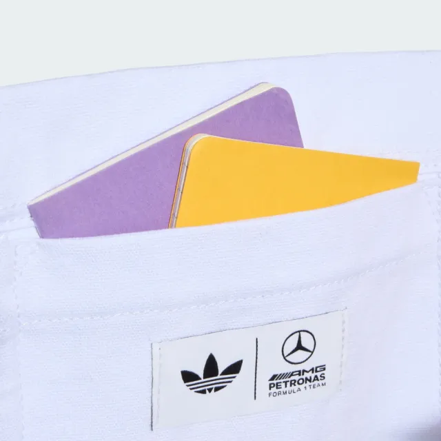 【adidas 愛迪達】MERCEDES - AMG PETRONAS F1 TEAM BLUE WONDERS 托特包(KW1994 ORIGINALS休閒肩背包)
