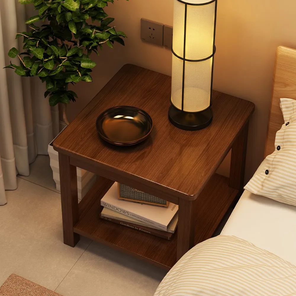 【G億家達店】精裝全橡膠木 60*60*60cm(客廳邊几 實木茶几 茶几 小方桌 沙發邊幾 客廳桌 床邊櫃 預購12天)