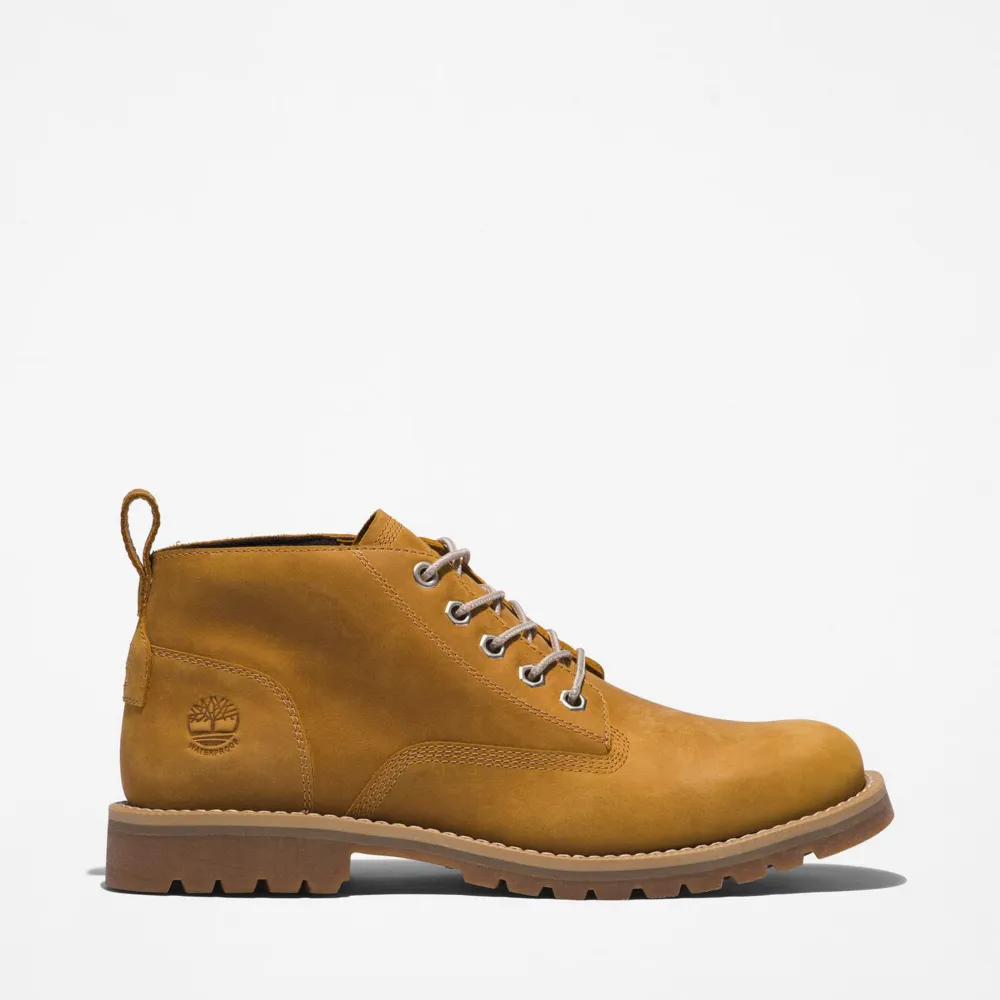 【Timberland 官方旗艦】男款小麥色休閒防水中筒靴(A2AKT231)
