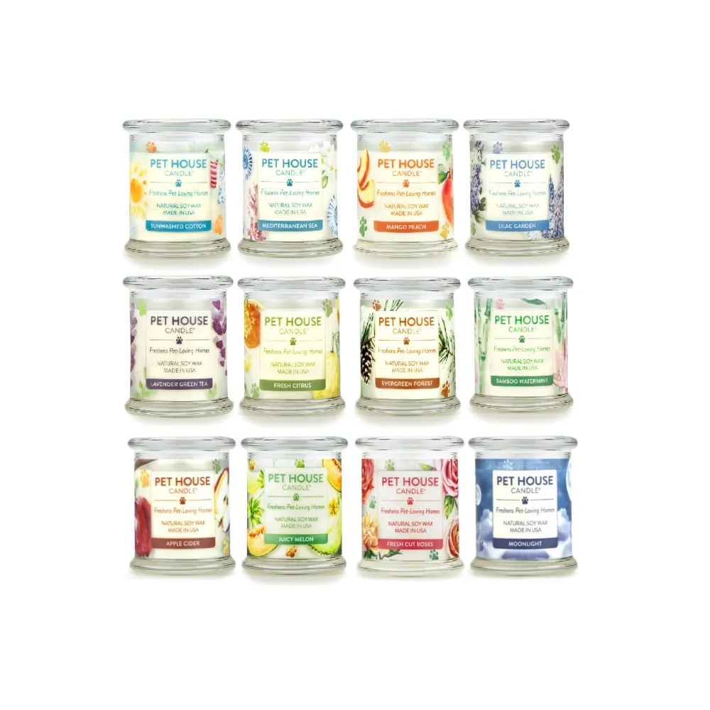 【PET HOUSE】室內除臭寵物香氛蠟燭系列 240g