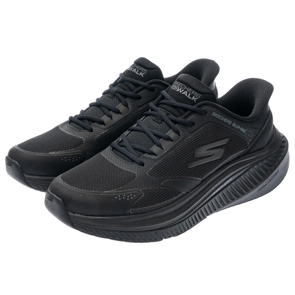 【SKECHERS】男鞋 健走系列 健走鞋 瞬穿舒適科技 GO WALK MAX CUSHIONING ARCH FIT(216351BBK)