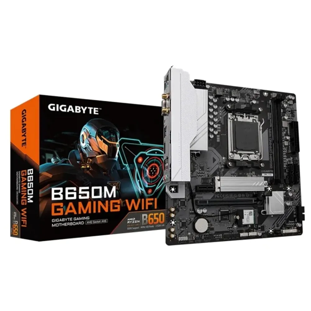 【GIGABYTE 技嘉】B650M GAMING WIFI DDR5 主機板+AMD R5 9600X 6核12緒 (M+C組合包)