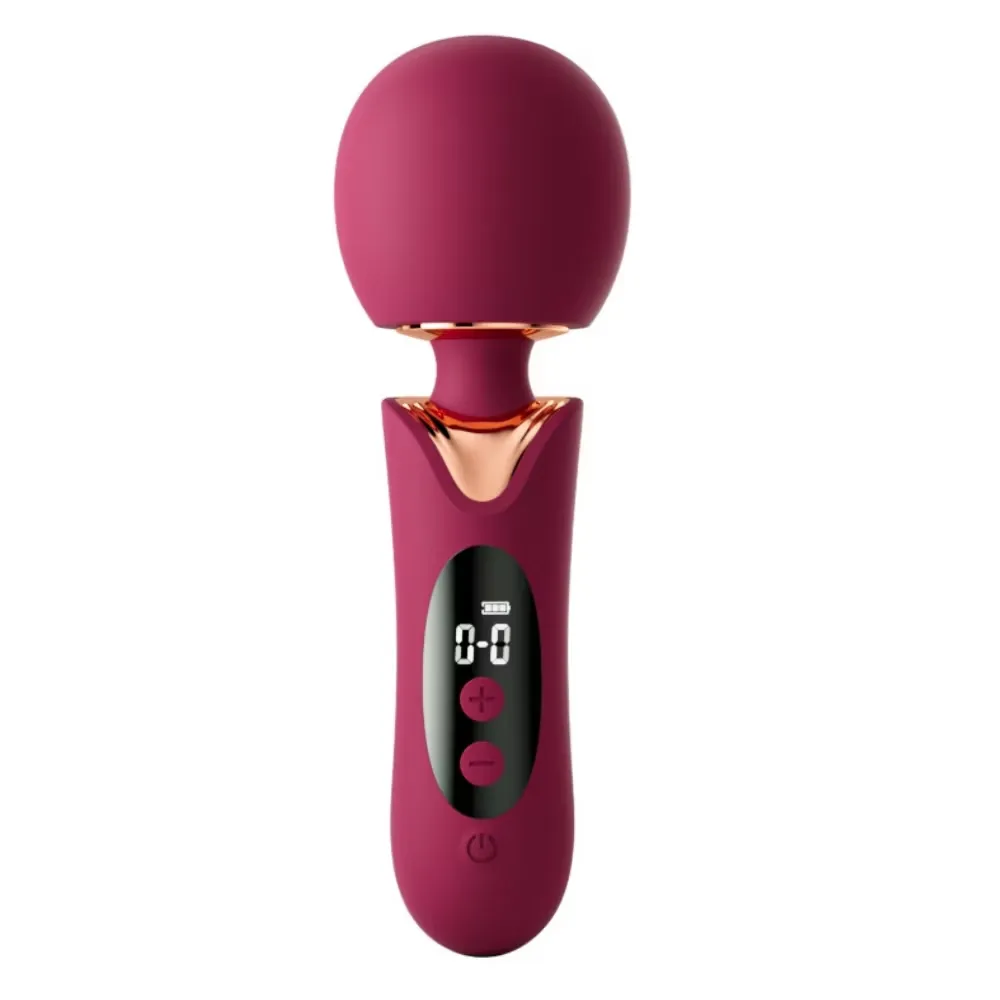 豪華強震大頭電動AV棒(64種玩法 噴水G點按摩棒 女性情趣用品 女用 震動棒)
