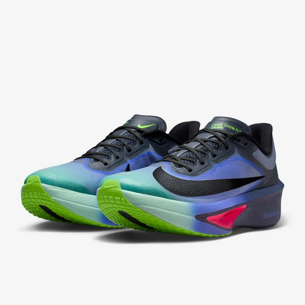 【NIKE 耐吉】運動鞋 跑步鞋 男鞋 ZOOM FLY 6 GLAM 路跑 抓地 碳纖維 藍 多色(IO9572400)