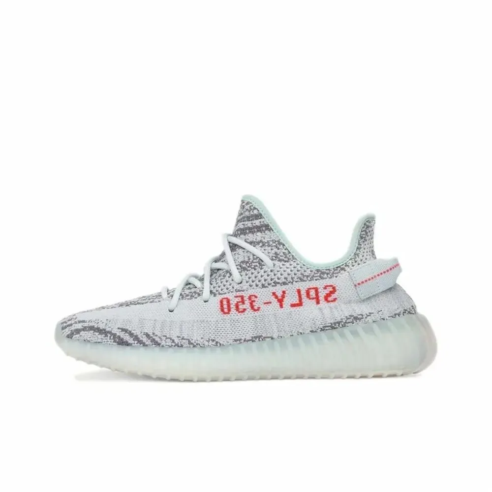 【adidas 愛迪達】Adidas Yeezy Boost 350 V2 Blue Tint 冰藍 休閒鞋 男鞋 B37571
