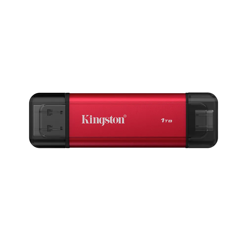 【Kingston 金士頓】Dual Portable Solid-State Drive USB-A/C 1TB 雙介面行動固態硬碟(SPSD/1TB)